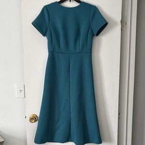 Ann Taylor Teal Midi Dress